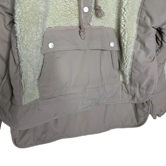 FINAL Last DAY Anthropologie Daily Practice Cream Long Sleeve Sherpa Jacket s - Picture 7 of 14